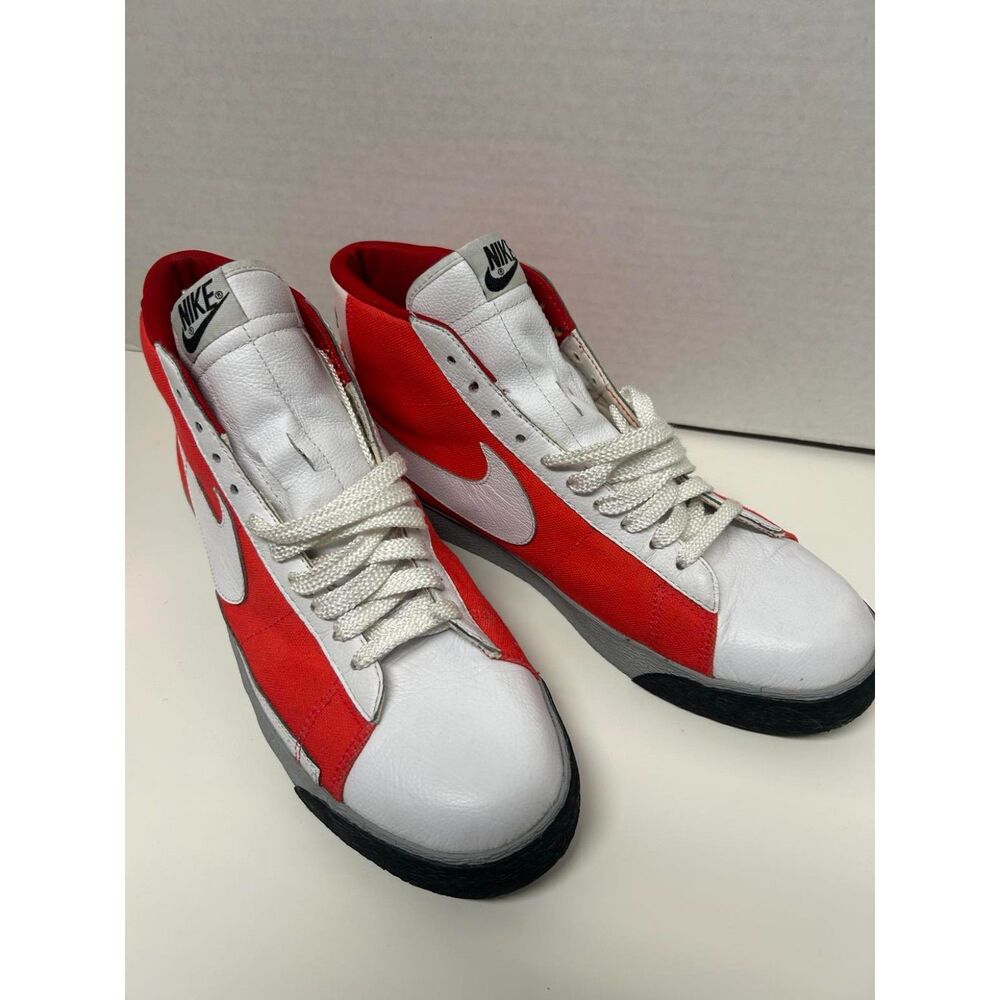 Nike iD Men's Blazer Canvas Strawberry (Red) White Shoe Sz 12 416480-991